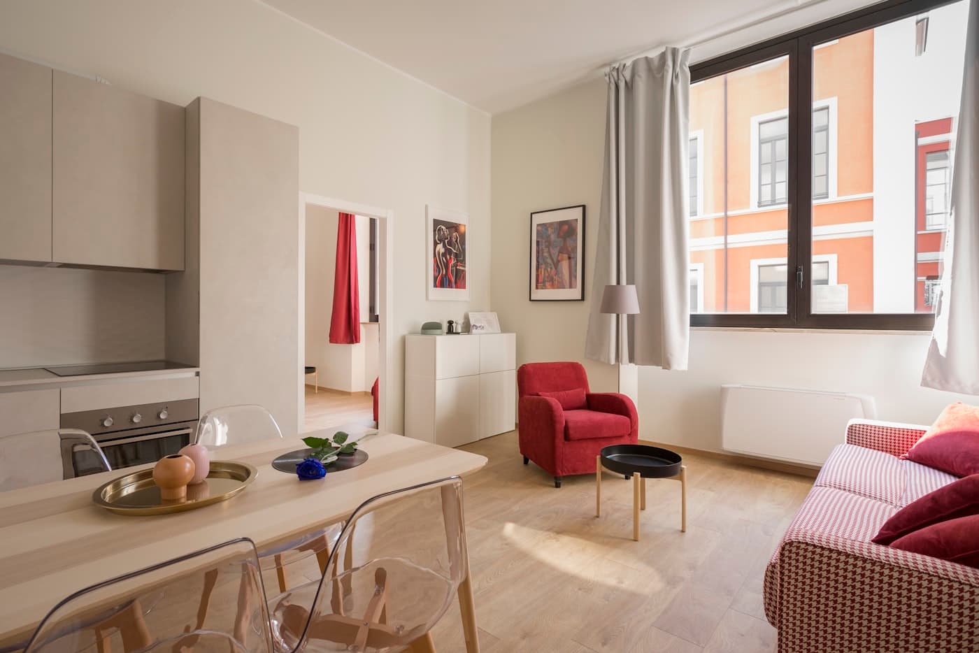 Shared student room interior
